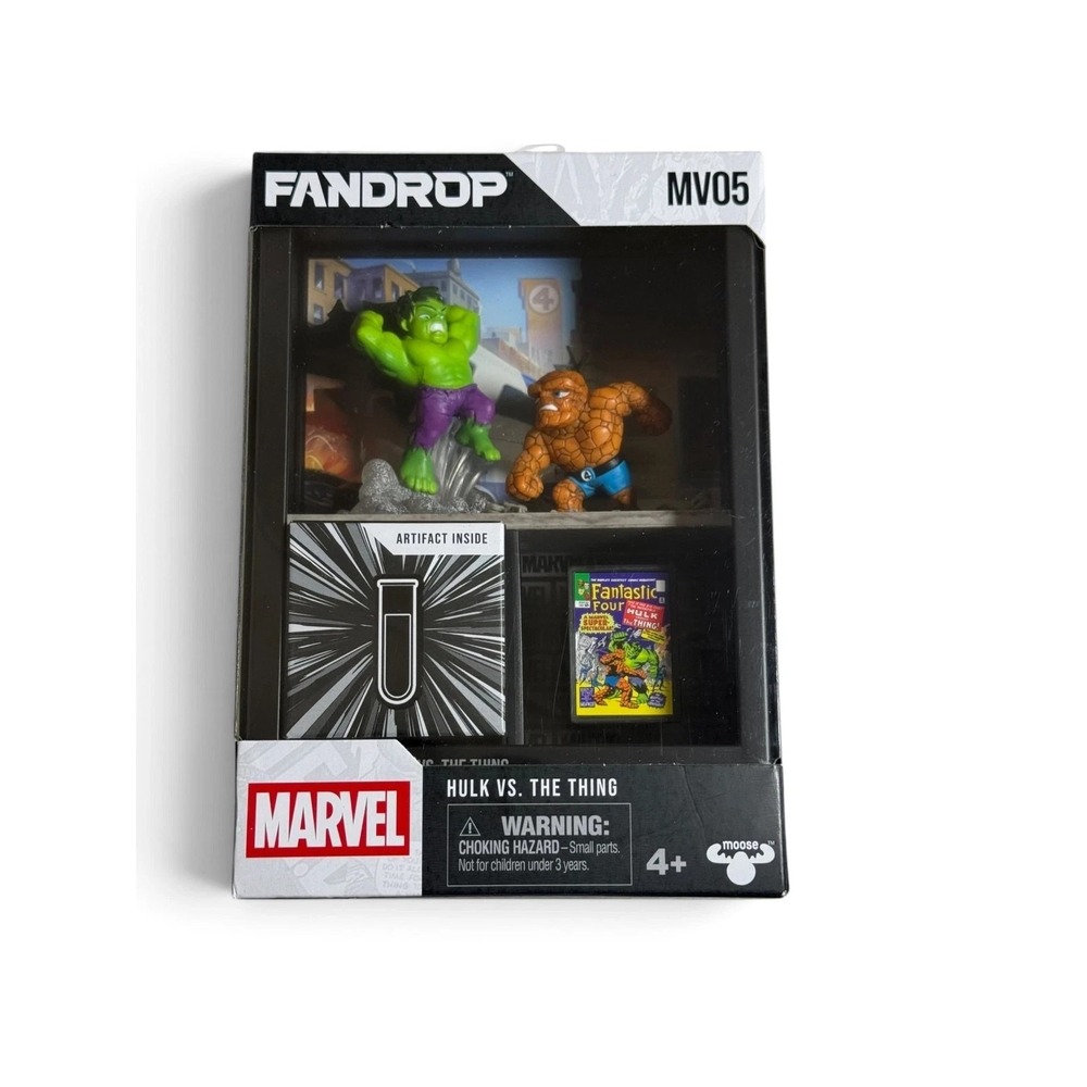 Marvel FANDROP MV05 Hulk vs The Thing Display Diorama Figure Set New